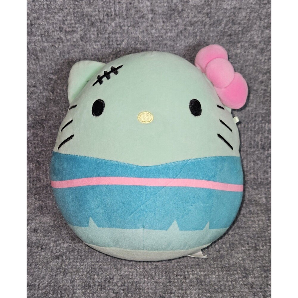 Hello Kitty Squishmallows Plush Sanrio Teal Blue Pink 8" Jazwares